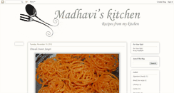 Desktop Screenshot of madhaviskitchen.com