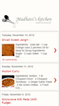 Mobile Screenshot of madhaviskitchen.com